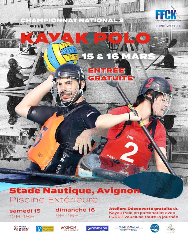 championnat kayak polo